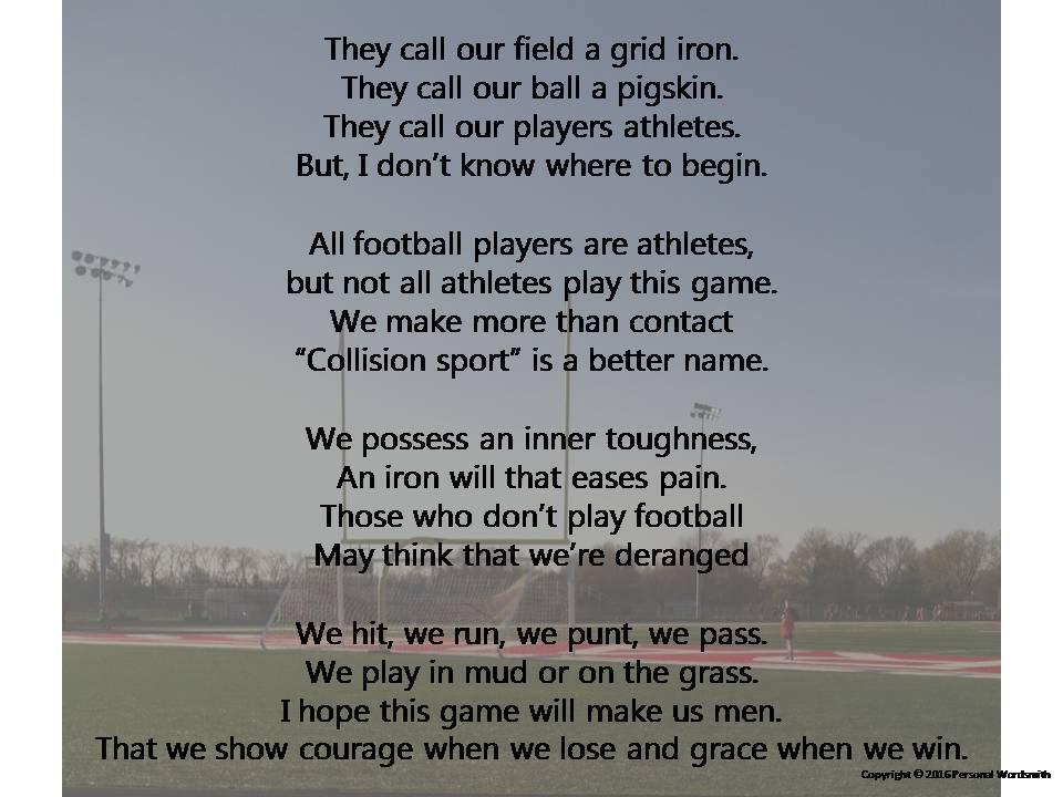 Famous sports poems picture