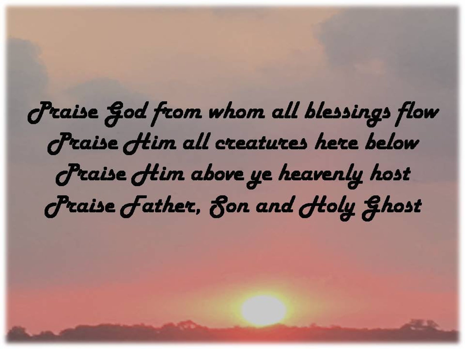 Christian Doxology Print, Downloadable Inspirational Wall Art, Praise ...