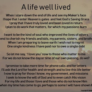 Poema de elogio personal de Wordsmith, verso fúnebre de celebración de la vida, poesía cristiana inspiradora del cielo, verso de consuelo para leer junto a la tumba