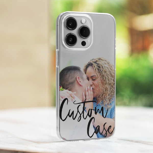 Personalized Custom Picture Photo Image Case Cover For Apple iPhone 15 Pro / 14 / 14 Plus / 13 Pro Max / 12/ 11 Pro / Xs / XR / 8 Plus/ SE