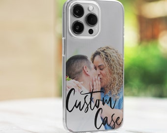 Personalized Custom Picture Photo Image Case Cover For Apple iPhone 15 Pro / 14 / 14 Plus / 13 Pro Max / 12/ 11 Pro / Xs / XR / 8 Plus/ SE