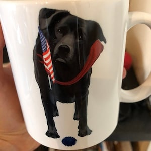 Custom Pet Portrait Mug Dog Coffee Mug Pet Coffee Cup Mother Gift Idea Custom Cup Personalized Mug Dog Lover Gift For Her Mug image 9