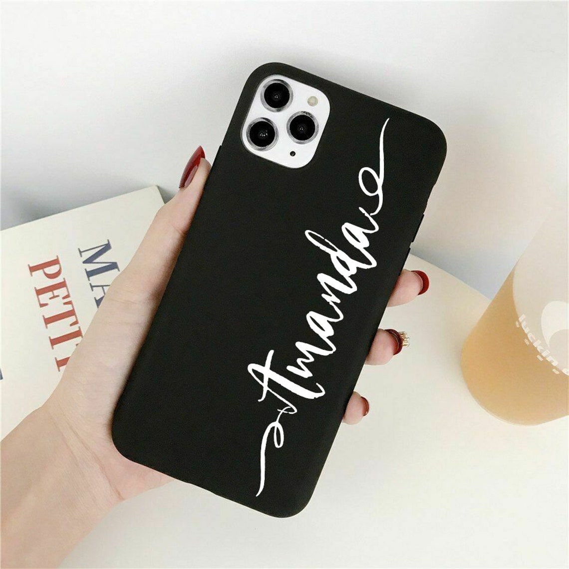 Custom Ecofriendly Personalized Iphone Case Name Xs Case Etsy