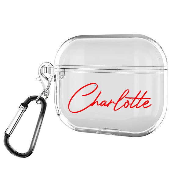 Keychain Customized Name Airpod Case 