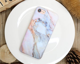 Marble Phone Case, VIOLET SKY Rose Marble Case, iphone 11  12 13 14 mini Pro Max ,iPhone X 6 7 8 SE case iPhone Xr case