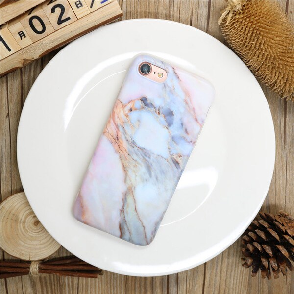 Marble Phone Case, VIOLET SKY Rose Marble Case, iphone 11  12 13 14 mini Pro Max ,iPhone X 6 7 8 SE case iPhone Xr case