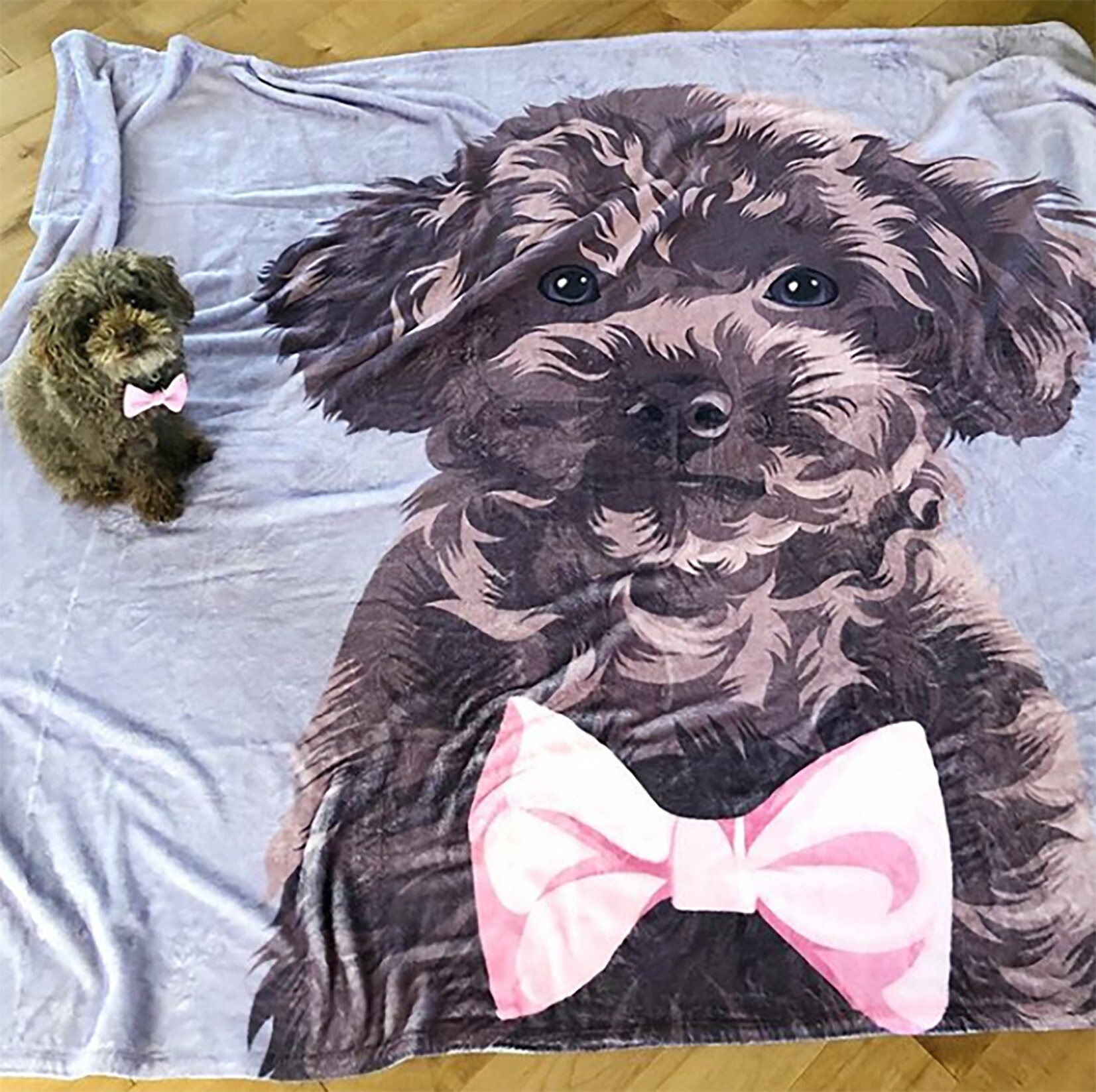 Custom Pet Portrait Blanket Dog Custom Blanket Pet Blanket Etsy