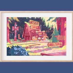 Mystery Shack - Gravity Falls Art (No AI Used)