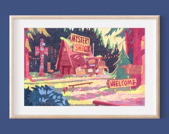 Mystery Shack - Gravity Falls Art (No AI Used)
