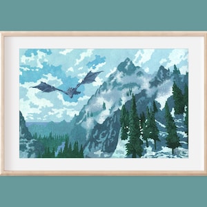 Skyrim Dragon - Skyrim Art, Elder Scrolls Art