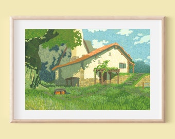 Link's House: Breath of the Wild Art Print, Tears of the Kingdom Art Print (No AI Used)