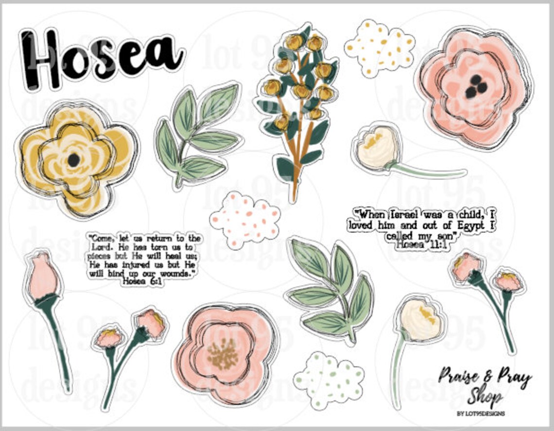 Hosea Bible Journaling Printable &amp; Limited Time FREEBIE. Great - Etsy
