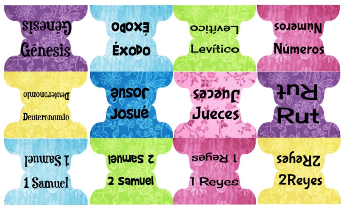 Printable SPANISH Bible Tabs All 66 Books of the Bible Plus Etsy Canada