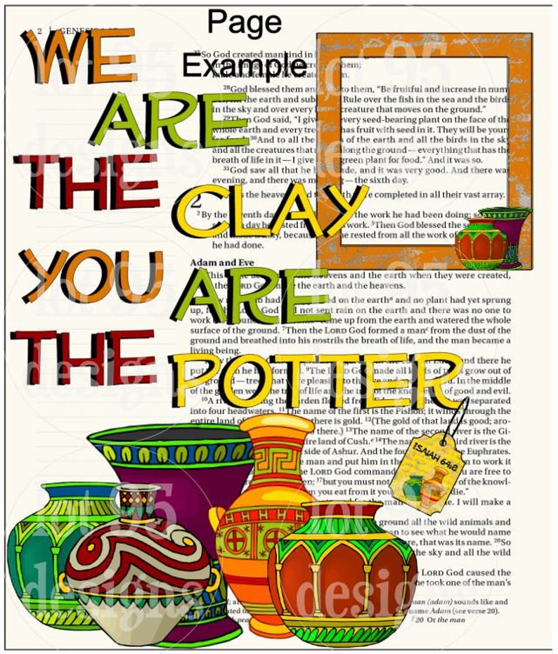 Potter Bible Page Kit. Great for journaling bibles or faith Etsy