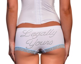 Legally Yours Rhinestone Cheeky Hipster Bridal