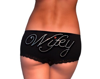 Wifey Rhinestone Bridal Cheeky Hipster