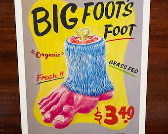 Bigfoots foot(A3prints)