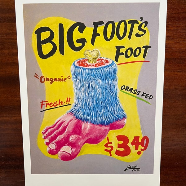 Bigfoots foot(A3prints)