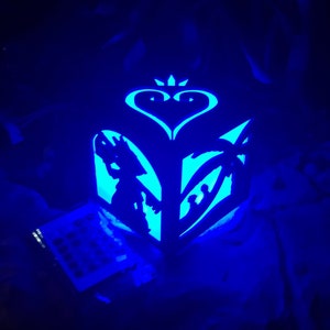 Kingdom Hearts Inspired LED Lantern- Sora, Kairi, Riku