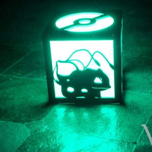 Pokemon Inspired Pikachu charmander bulbasaur Squirtle pokeball ColorChanging LED Lantern image 3