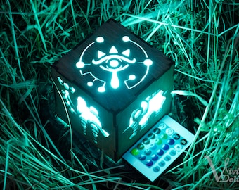 Zelda Breath of The Wild Divine Beast Inspired Lantern - BOTW Sheikah Eye, Medoh, Naboris, Rudania, Ruta - Battery operated remote control