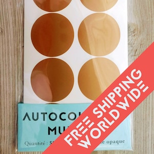 Kleine gouden stippen muurstickers (babykamerstickers) Gouden metalen cirkel moderne Scandinavische applicatie