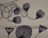 Manbardmo (Water Lily) design by Graham Badari on cotton