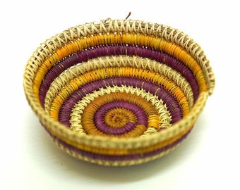 Pandanus Woven Basket | Indigenous Art, Aboriginal, Handwoven Basket, First Nations Crafts, Wall Basket, Fibre Arts