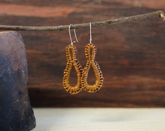 Pandanus Fish Earrings (Kunkanemkenh) | Indigenous Art, Aboriginal Earrings, Handmade Earrings, First Nations Crafts