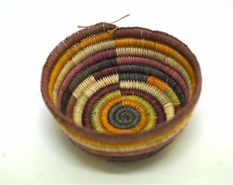 Pandanus Woven Basket | Indigenous Art, Aboriginal, Handwoven Basket, First Nations Crafts, Wall Basket, Fibre Arts