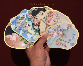 Golden Fan - Sticker Set