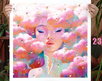 Morning Sprinkle - Impresión de edición limitada Bao Pham Art