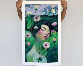 Beneath the Waves 15in x 27in - Limited Edition Print