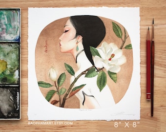 Magnolia & Jade - Limited Edition Print