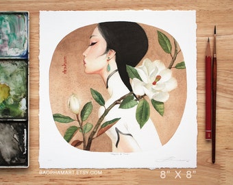 Magnolia & Jade - Limited Edition Print