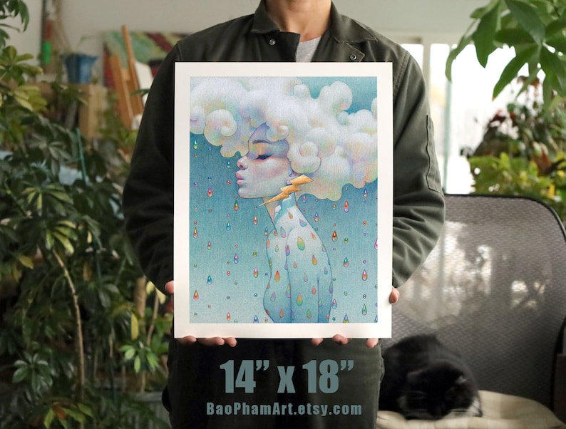 Cloudburst Limited Edition Art Prints 14x18 inches