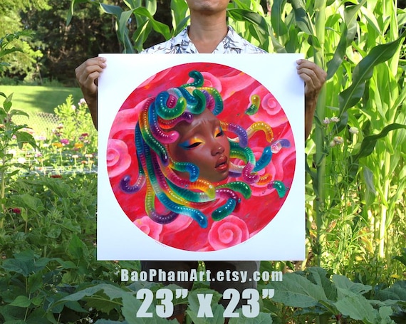 Gummy Gorgon - Archival Prints - Bao Pham Art