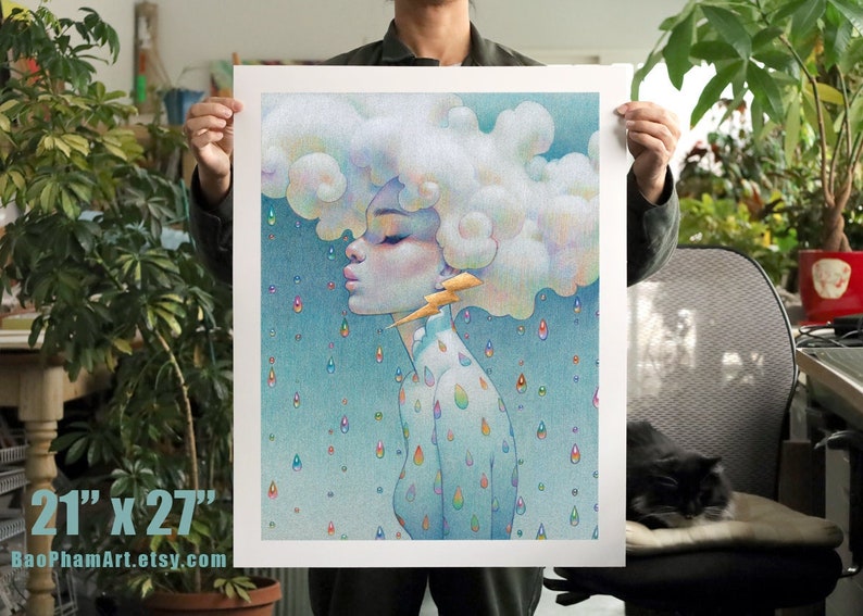 Cloudburst Limited Edition Art Prints 21x27 inches