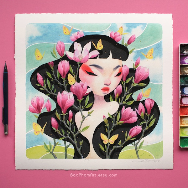 Magnolia Spring - Limited Edition Print