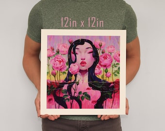 Rosewater 12in x 12in - Open Edition Print