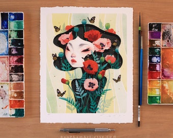 Night Poppies - Limited Edition Print