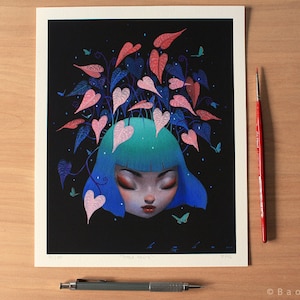 Herzen im Topf- Limitierter Druck