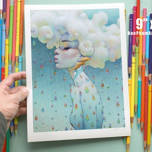 Cloudburst Limited Edition Art Prints 9x12 inches