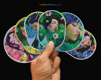 The Rain - Holographic Sticker Pack
