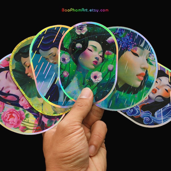 The Rain - Holographic Sticker Pack