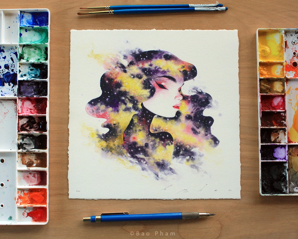 Galactic Fire- Limited Edition Print