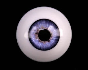 14mm VIOLET Glastic Realistic Acrylic Doll Eyes