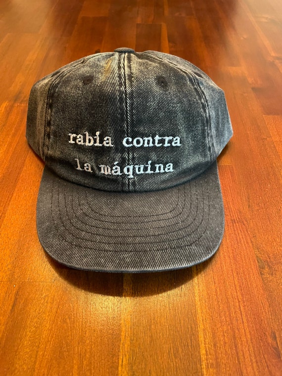 Rabia Contra La Maquina Hat Etsy