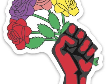 Flower Power Sticker