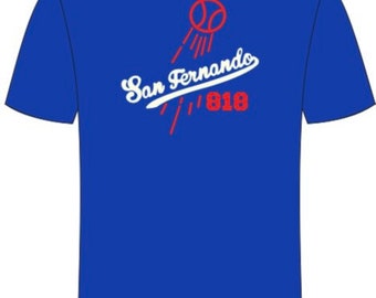 San Fernando Bleeds Blue Tee